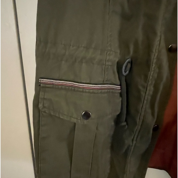 🎯 SOLD‼️Democracy khaki/green lined vest-large - Picture 6 of 8